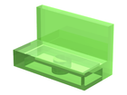 LEGO® onderdeel Paneel Doorschijnend Licht Helder Groen 4865