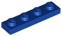 LEGO® los onderdeel Plaat Algemeen Donkerblauw-Violet 3710