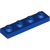 Plaatje in Gallery viewer laden, LEGO® los onderdeel Plaat Algemeen Donkerblauw-Violet 3710