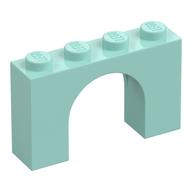 Plaatje in Gallery viewer laden, LEGO® los onderdeel Steen Boog in kleur Aqua 6182