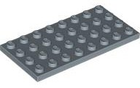 LEGO® los onderdeel Plaat Algemeen in kleur Zandblauw 3035
