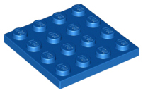 LEGO® los onderdeel Plaat Algemeen in kleur Blauw 3031