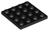 Plaatje in Gallery viewer laden, LEGO® los onderdeel Plaat Algemeen in kleur Zwart 3031