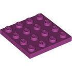 LEGO® los onderdeel Plaat Algemeen in kleur Magenta 3031