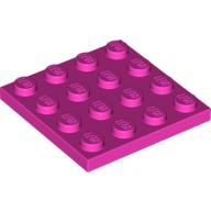 LEGO® los onderdeel Plaat Algemeen in kleur Donker Roze 3031
