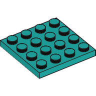 LEGO® los onderdeel Plaat Algemeen Donker Turkoois 3031
