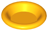 LEGO® los onderdeel Accessoire Helder Licht Oranje 6256