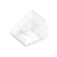 Plaatje in Gallery viewer laden, LEGO® los onderdeel Dakpan Algemeen Doorzichtig 54200