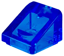 Plaatje in Gallery viewer laden, LEGO® Dakpan Algemeen Doorzichtig Donkerblauw 54200
