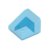 Plaatje in Gallery viewer laden, LEGO® Dakpan Algemeen Doorzichtig Donkerblauw 54200