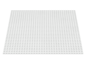 LEGO® los onderdeel Grondplaat in kleur Wit 3811