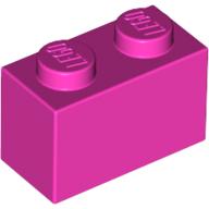 Plaatje in Gallery viewer laden, LEGO® los onderdeel Steen in kleur Donker Roze 3004