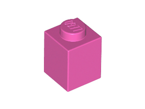 LEGO® los onderdeel Steen in kleur Donker Roze 3005