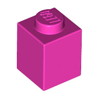 Plaatje in Gallery viewer laden, LEGO® los onderdeel Steen in kleur Donker Roze 3005