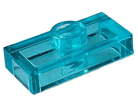 LEGO® onderdeel Plaat Aangepast Doorzichtig Lichtblauw 3794a
