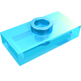 LEGO® onderdeel Plaat Aangepast Doorzichtig Lichtblauw 3794a