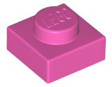 LEGO® los onderdeel Plaat Algemeen in kleur Donker Roze 3024