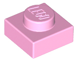 LEGO® los onderdeel Plaat Algemeen in kleur Fel Roze 3024