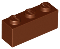 Plaatje in Gallery viewer laden, LEGO® los onderdeel Steen in kleur Roodachtig Bruin 3622