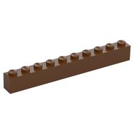 LEGO® los onderdeel Steen in kleur Roodachtig Bruin 6111