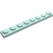 Plaatje in Gallery viewer laden, LEGO® los onderdeel Plaat Algemeen in kleur Aqua 3460