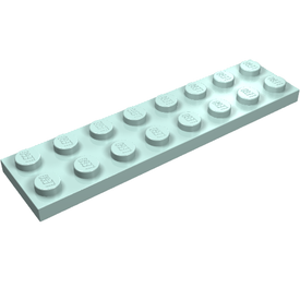 LEGO® los onderdeel Plaat Algemeen in kleur Aqua 3034