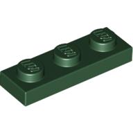 Plaatje in Gallery viewer laden, LEGO® los onderdeel Plaat Algemeen in kleur Donkergroen 3623