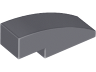 Plaatje in Gallery viewer laden, LEGO® Dakpan Gebogen Donker Blauwachtig Grijs 50950