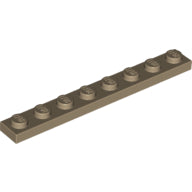 Plaatje in Gallery viewer laden, LEGO® los onderdeel Plaat Algemeen Donker Geelbruin 3460
