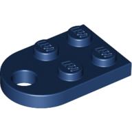 LEGO® los onderdeel Plaat Aangepast Donkerblauw 3176