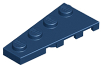 LEGO® los onderdeel Wig Plaat in kleur Donkerblauw 41770