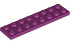 LEGO® los onderdeel Plaat Algemeen in kleur Magenta 3034