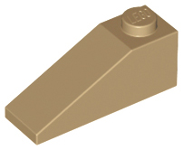 Plaatje in Gallery viewer laden, LEGO® los onderdeel Dakpan Algemeen Donker Geelbruin 4286