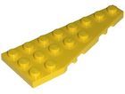LEGO® los onderdeel Wig Plaat in kleur Geel 50304