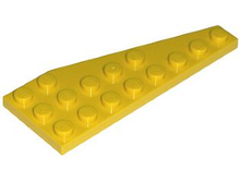 Plaatje in Gallery viewer laden, LEGO® los onderdeel Wig Plaat in kleur Geel 50305