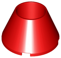 LEGO® los onderdeel Kegel in kleur Rood 4742