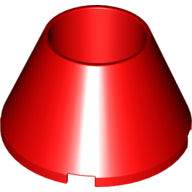 Plaatje in Gallery viewer laden, LEGO® los onderdeel Kegel in kleur Rood 4742