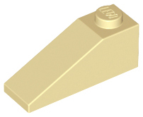 LEGO® los onderdeel Dakpan Algemeen in kleur Geelbruin 4286