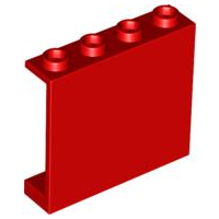 Plaatje in Gallery viewer laden, LEGO® los onderdeel Paneel in kleur Rood 4215b