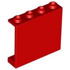 LEGO® los onderdeel Paneel in kleur Rood 4215b