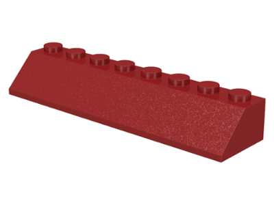 LEGO® los onderdeel Dakpan Algemeen in kleur Donkerrood 4445