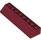 LEGO® los onderdeel Dakpan Algemeen in kleur Donkerrood 4445
