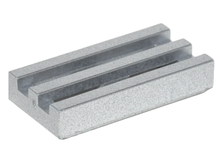 Plaatje in Gallery viewer laden, LEGO® los onderdeel Tegel Aangepast Metallisch Zilver 2412b