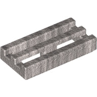 Plaatje in Gallery viewer laden, LEGO® los onderdeel Tegel Aangepast Metallisch Zilver 2412b
