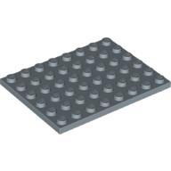 LEGO® los onderdeel Plaat Algemeen in kleur Zandblauw 3036