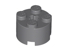 Plaatje in Gallery viewer laden, LEGO® los onderdeel Steen Rond Donker Blauwachtig Grijs 3941