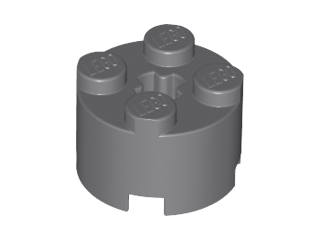 LEGO® los onderdeel Steen Rond Donker Blauwachtig Grijs 3941