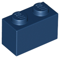LEGO® los onderdeel Steen in kleur Donkerblauw 3004