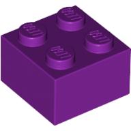 Plaatje in Gallery viewer laden, LEGO® los onderdeel Steen in kleur Lichtpaars 3003