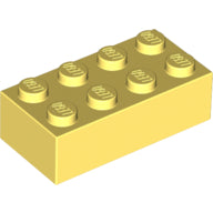 Plaatje in Gallery viewer laden, LEGO® los onderdeel Steen in kleur Helder Lichtgeel 3001